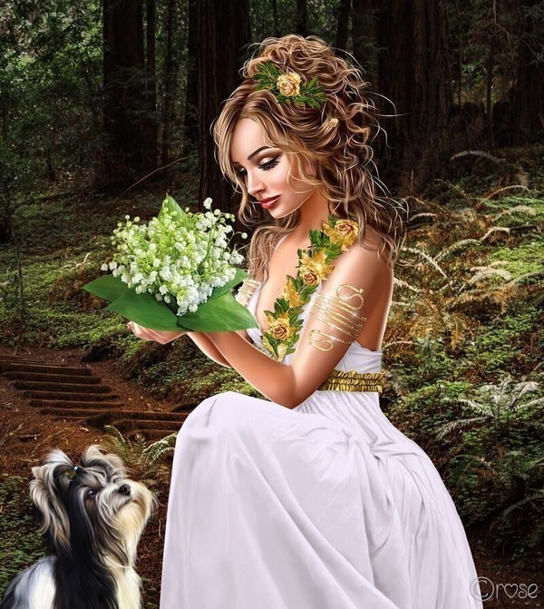 Chez mon amie Rose, merci